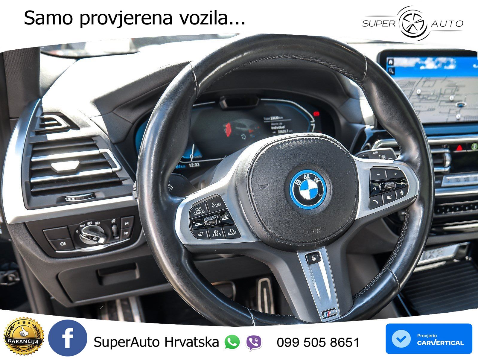 BMW iX3 80 kWh (286 KS) M Sport LED+GR SJED+ACC