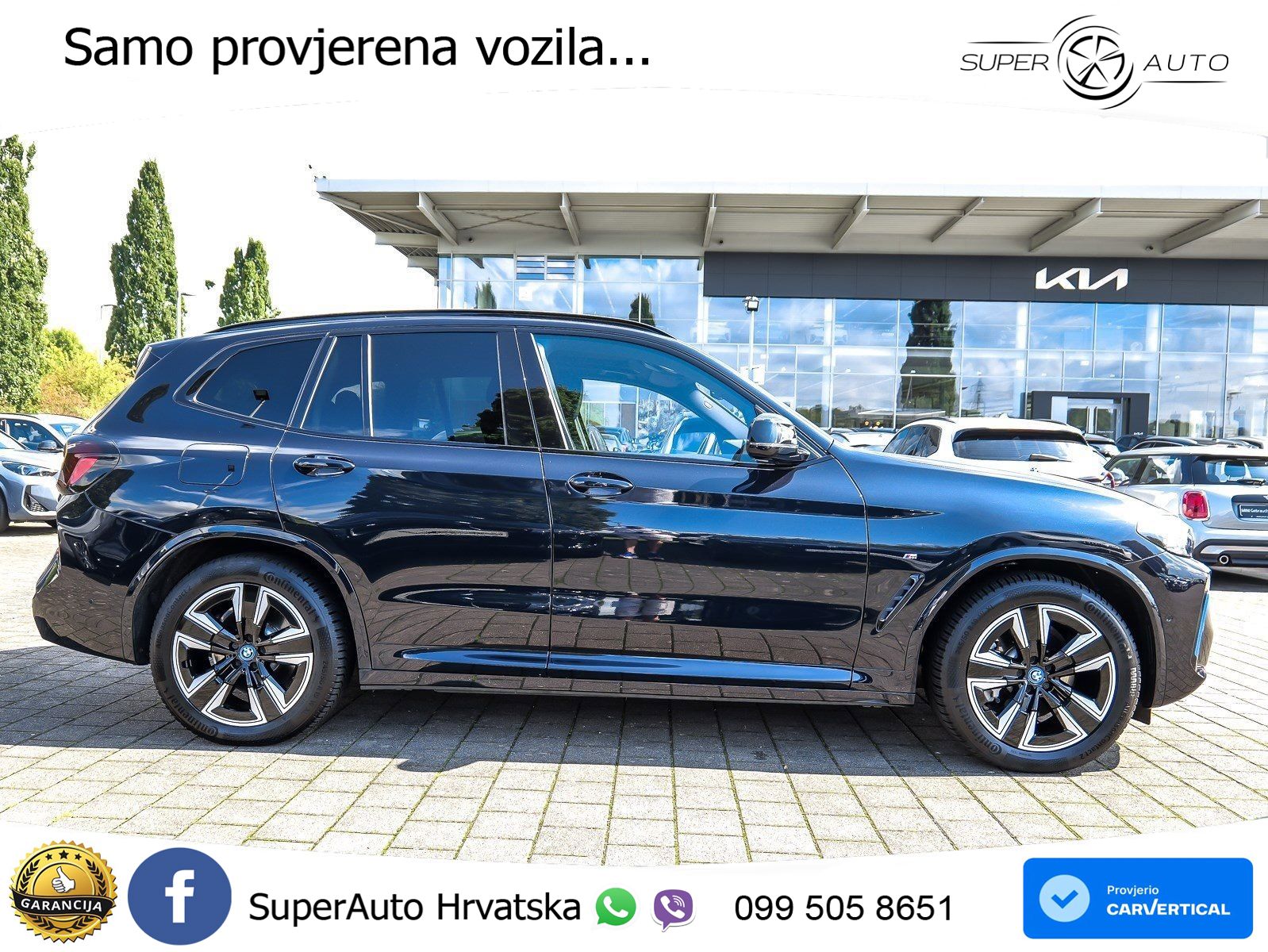 BMW iX3 80 kWh (286 KS) M Sport LED+GR SJED+ACC