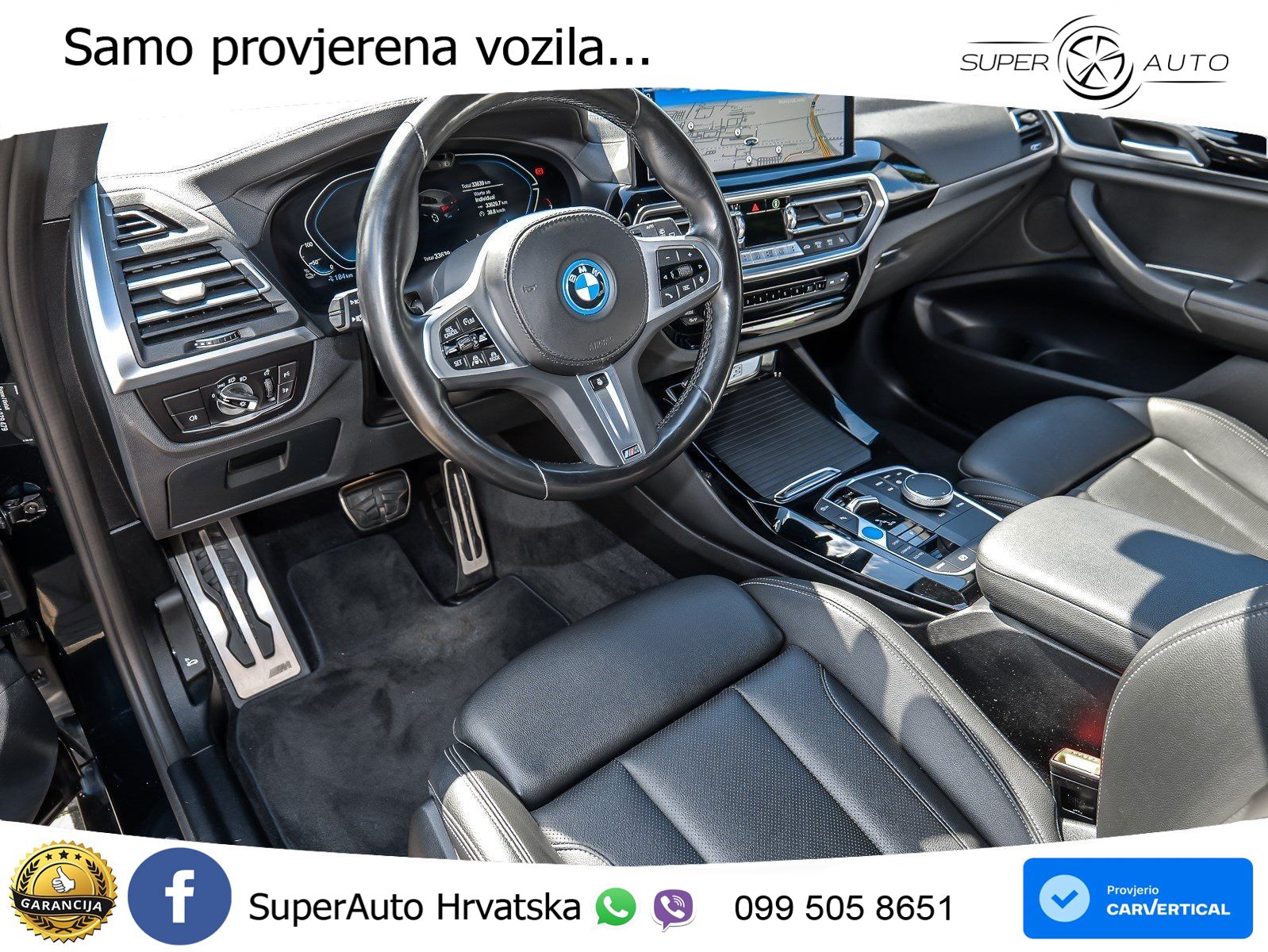 BMW iX3 80 kWh (286 KS) M Sport LED+GR SJED+ACC