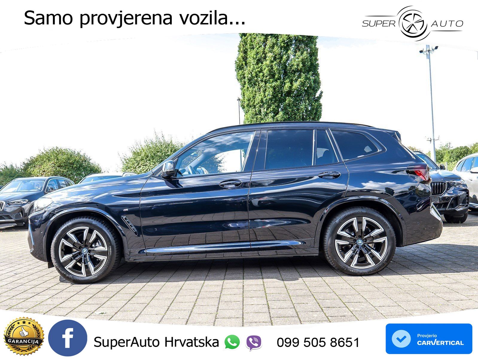 BMW iX3 80 kWh (286 KS) M Sport LED+GR SJED+ACC