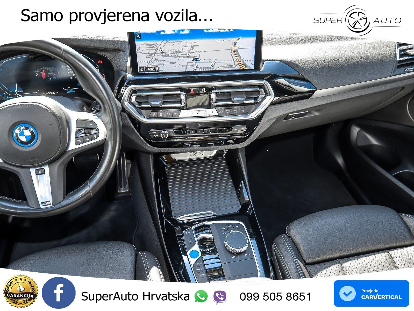 BMW iX3 80 kWh (286 KS) M Sport LED+GR SJED+ACC