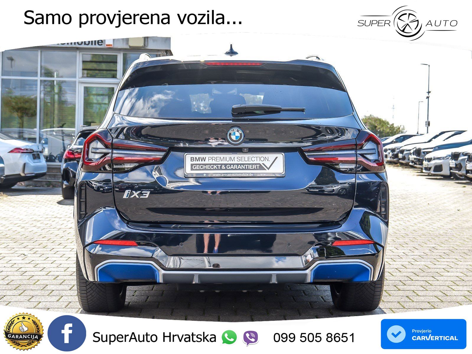 BMW iX3 80 kWh (286 KS) M Sport LED+GR SJED+ACC