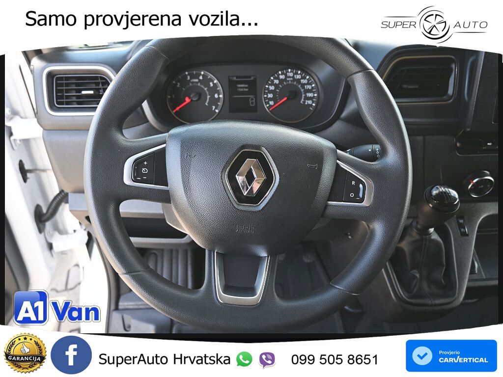 Renault Master Kasten, Klima, PDC, 3-Sitzer 136 KS