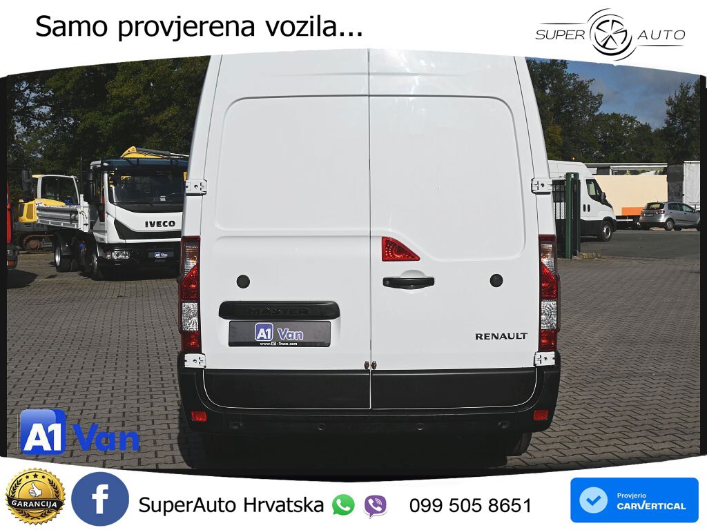 Renault Master Kasten, Klima, PDC, 3-Sitzer 136 KS