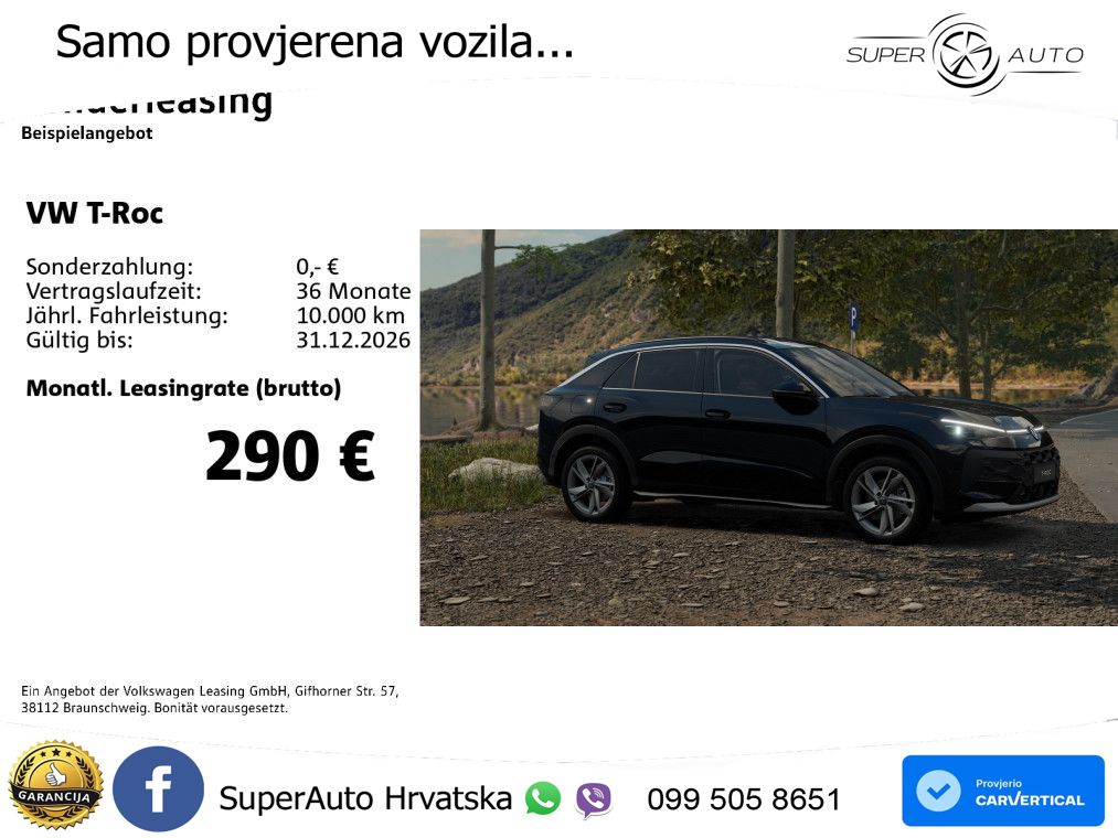 Volkswagen T-Roc II 1.5 eTSI (150 KS)  DSG LED+GR SJED+ACC