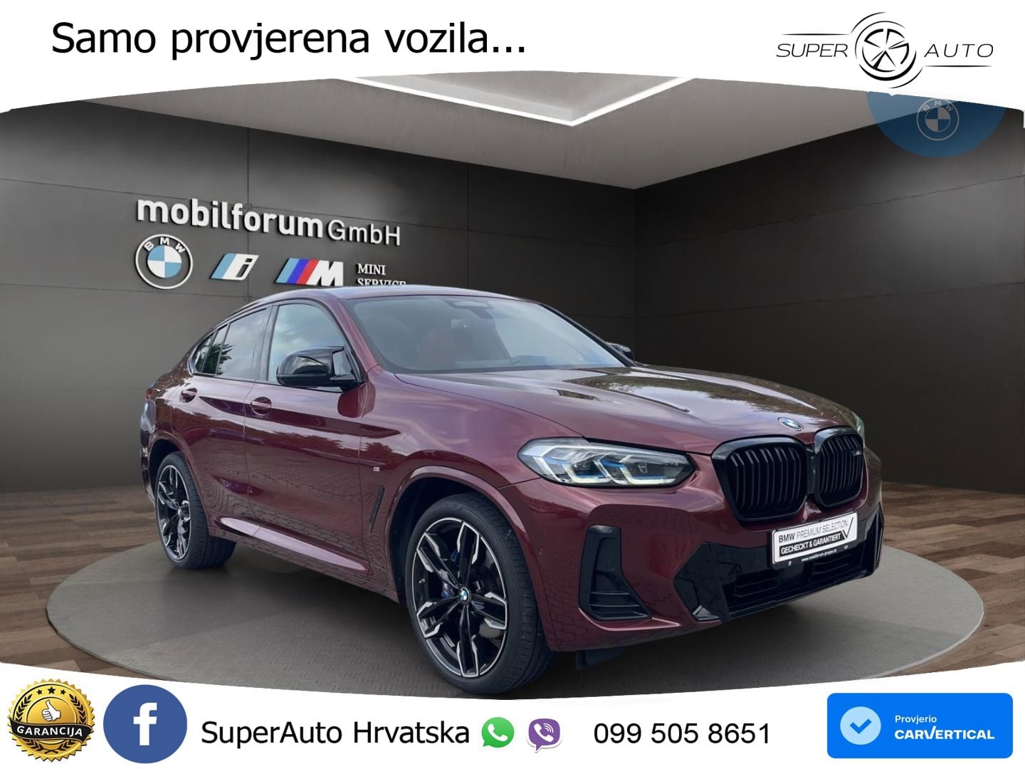 BMW X4 M40d (340 KS) xDrive Steptronic ACC+HEAD+GR SJED+360+PANO