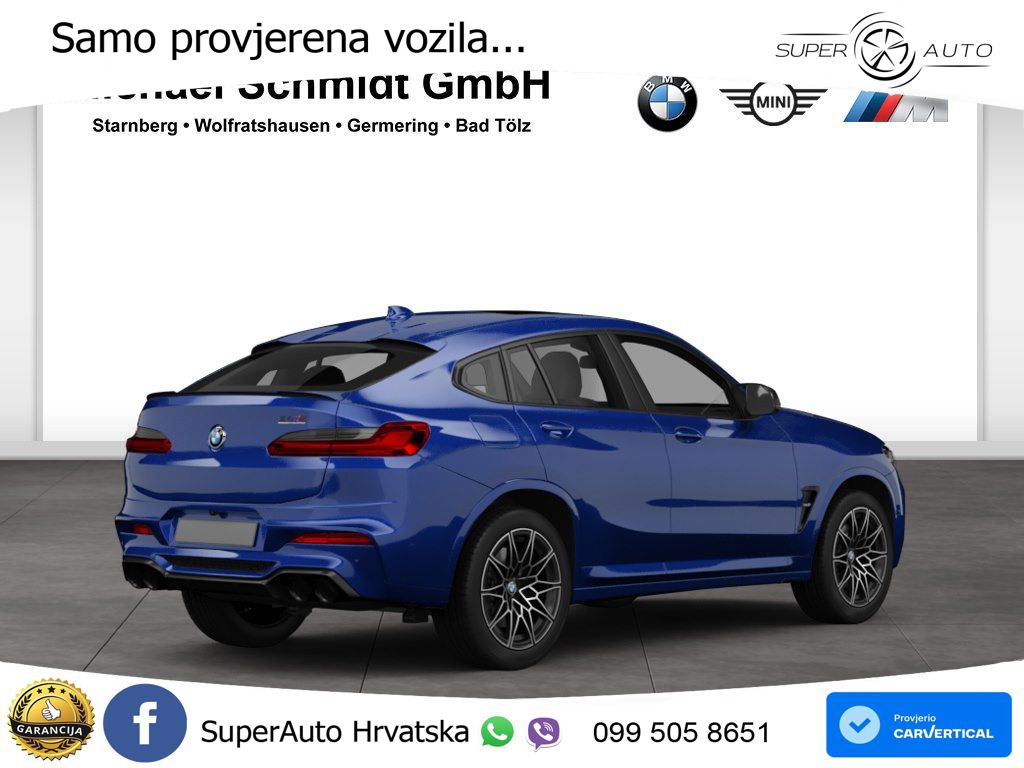 BMW X4 M Competition 3.0 (510 KS) xDrive Steptronic ACC+HEAD+4xGR SJED+360+PANO