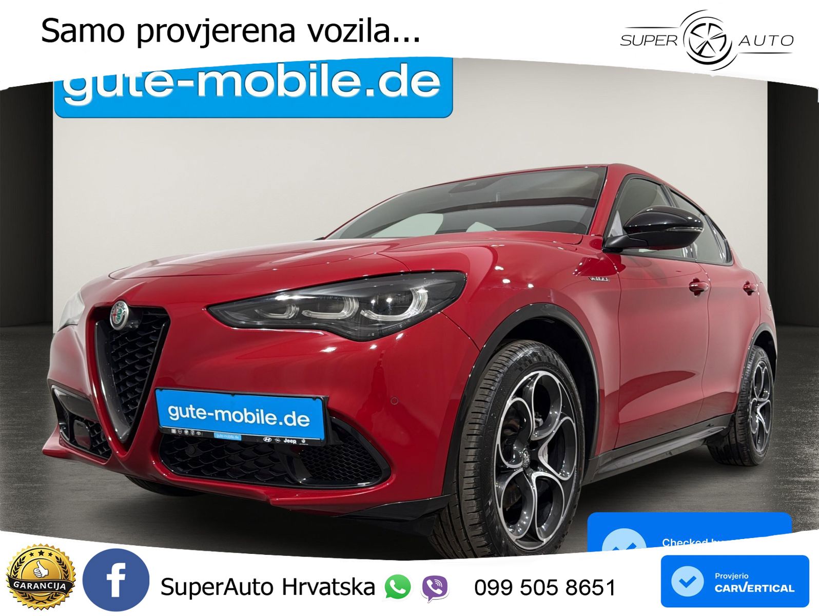Alfa Romeo Stelvio 2.2 MultiJet II (210 KS) Q4 Automatic LED+GR SJED+ACC