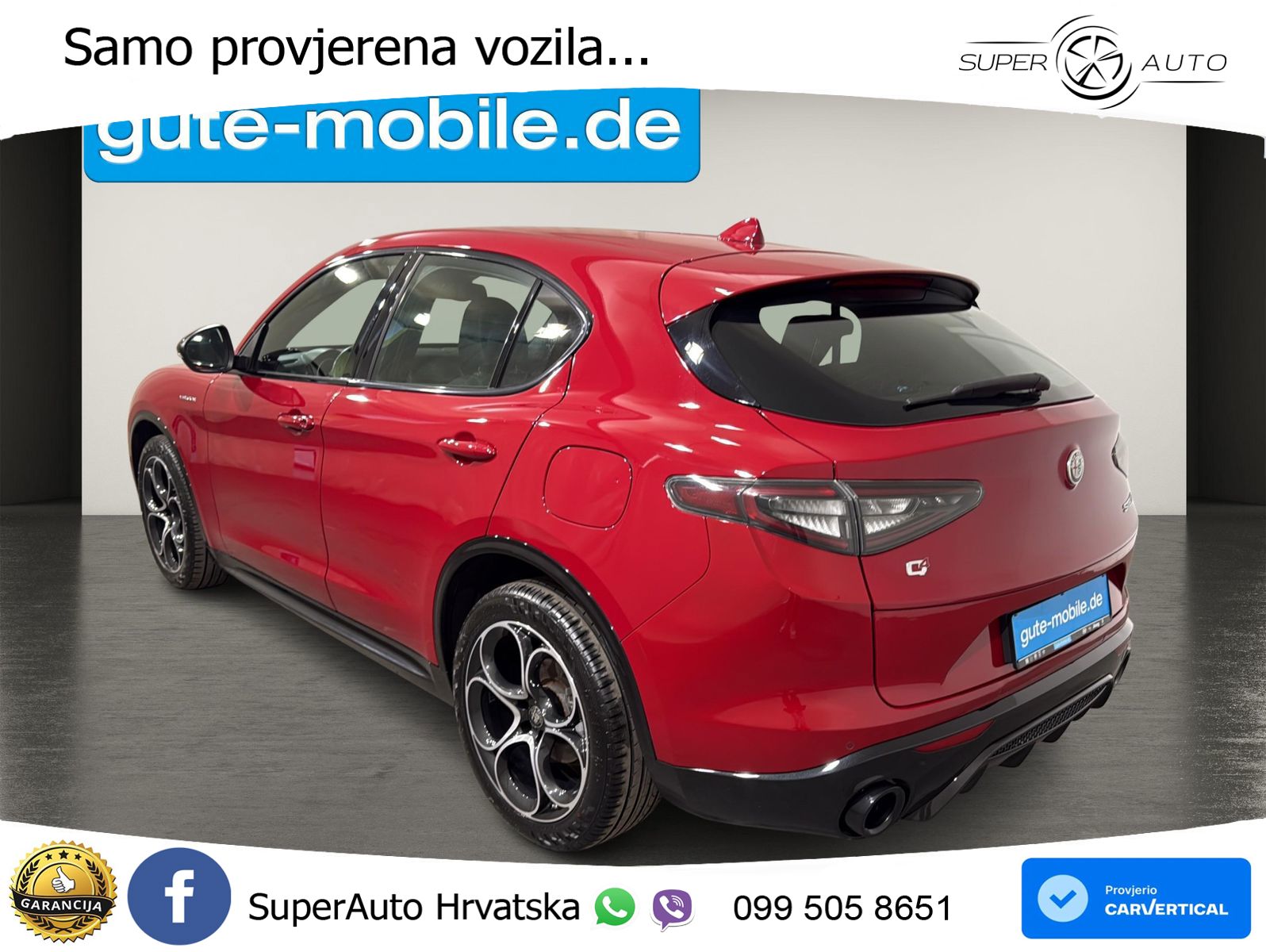 Alfa Romeo Stelvio 2.2 MultiJet II (210 KS) Q4 Automatic LED+GR SJED+ACC