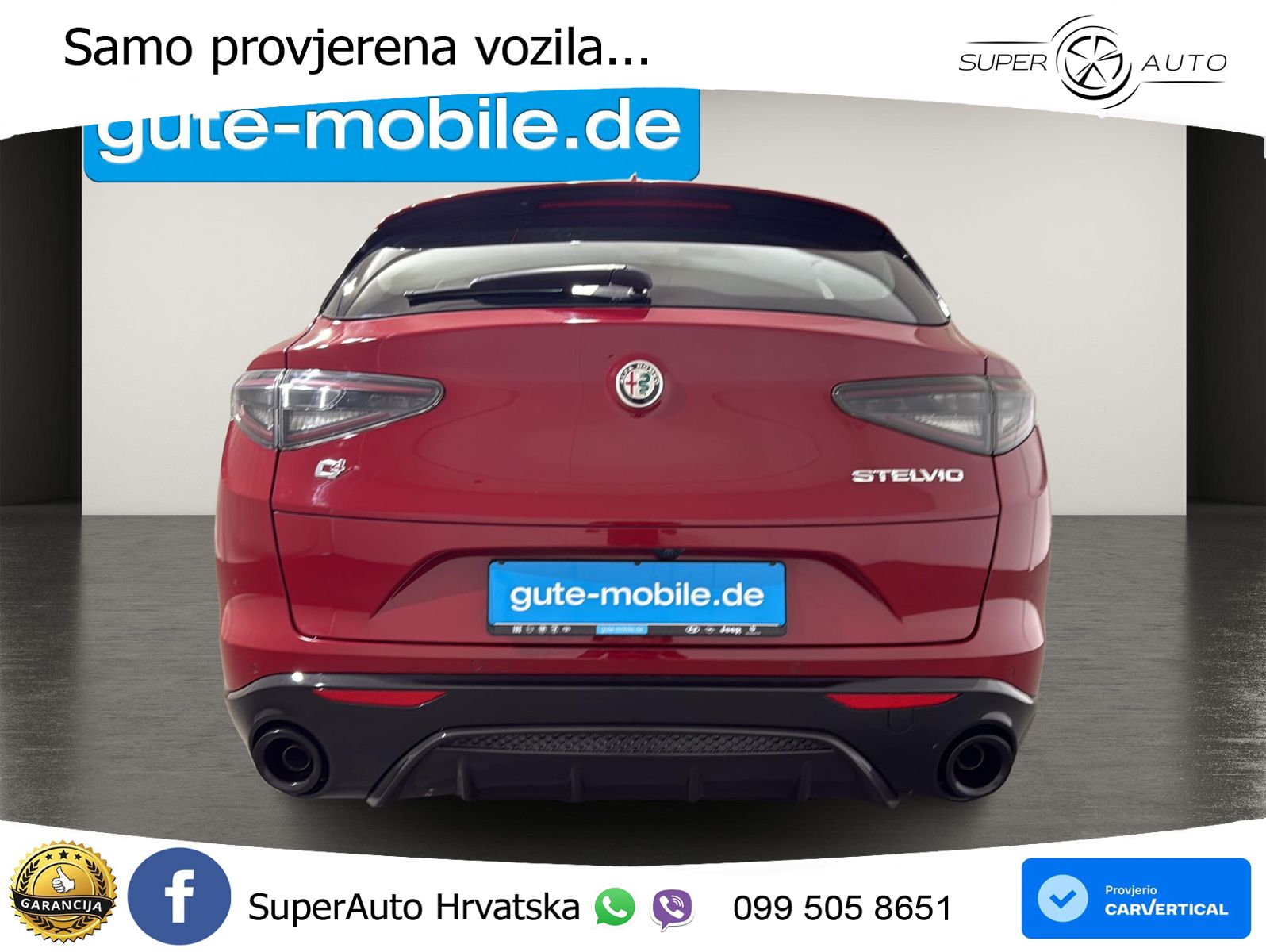 Alfa Romeo Stelvio 2.2 MultiJet II (210 KS) Q4 Automatic LED+GR SJED+ACC