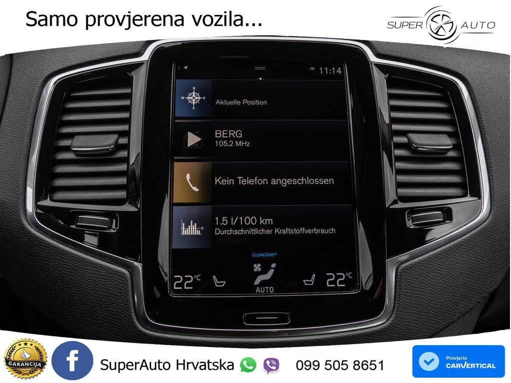 Volvo XC90 2.0 B5 Diesel AWD Automatic ZRAČNI+ACC+GR SJED+KAM