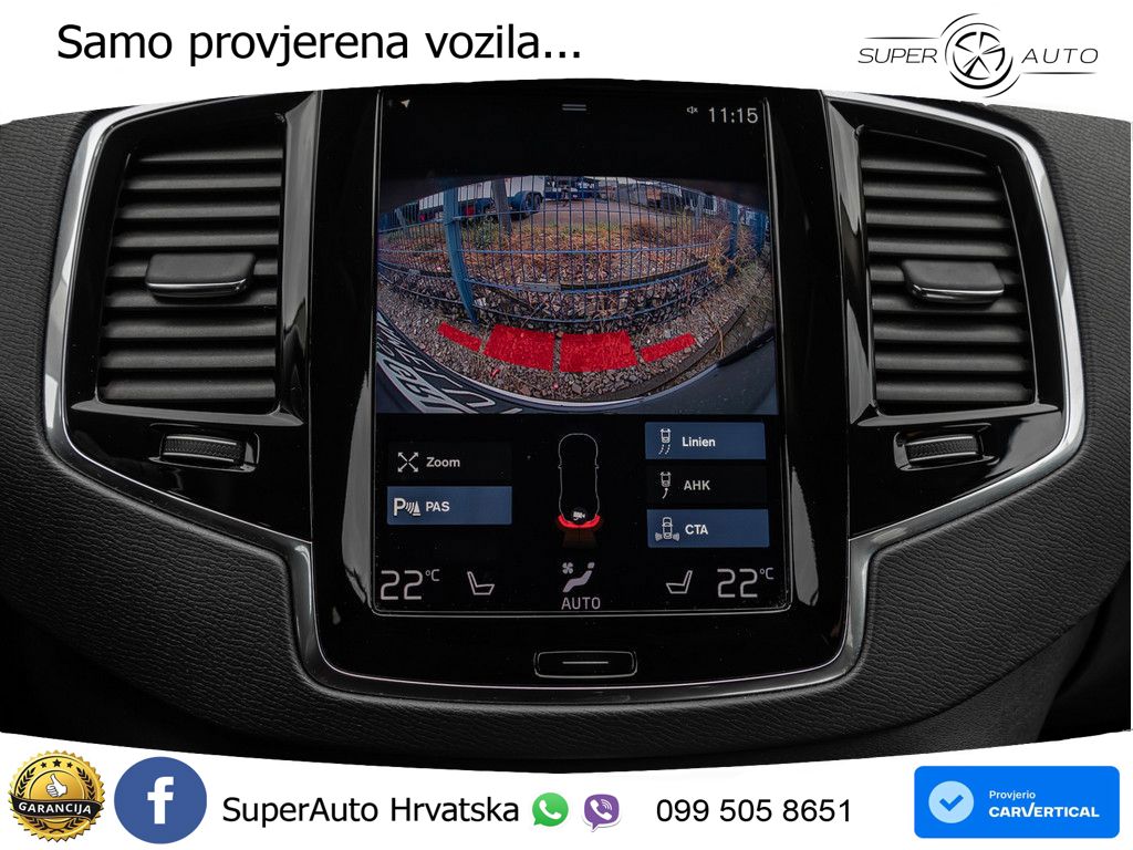 Volvo XC90 2.0 B5 Diesel AWD Automatic ZRAČNI+ACC+GR SJED+KAM