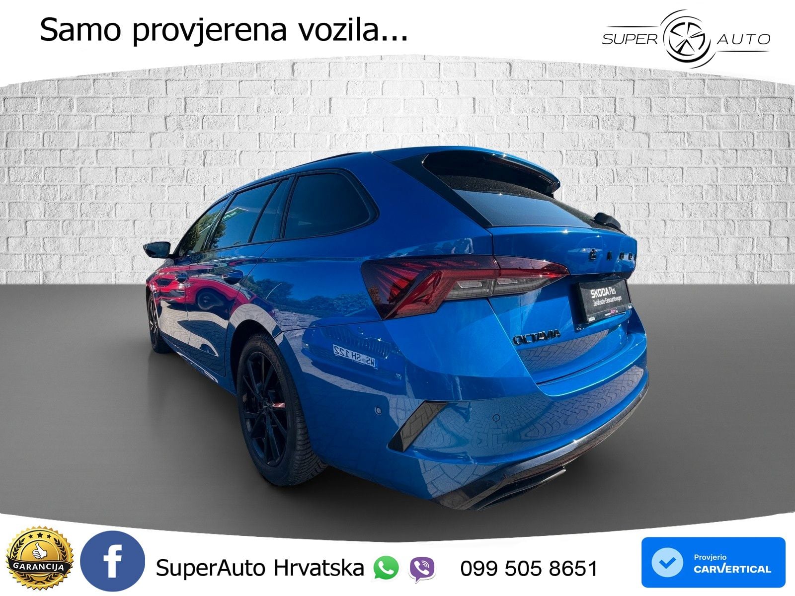 Škoda Octavia Combi RS 2.0 TDI (200 KS) 4x4 DSG LED+GR SJED+ACC
