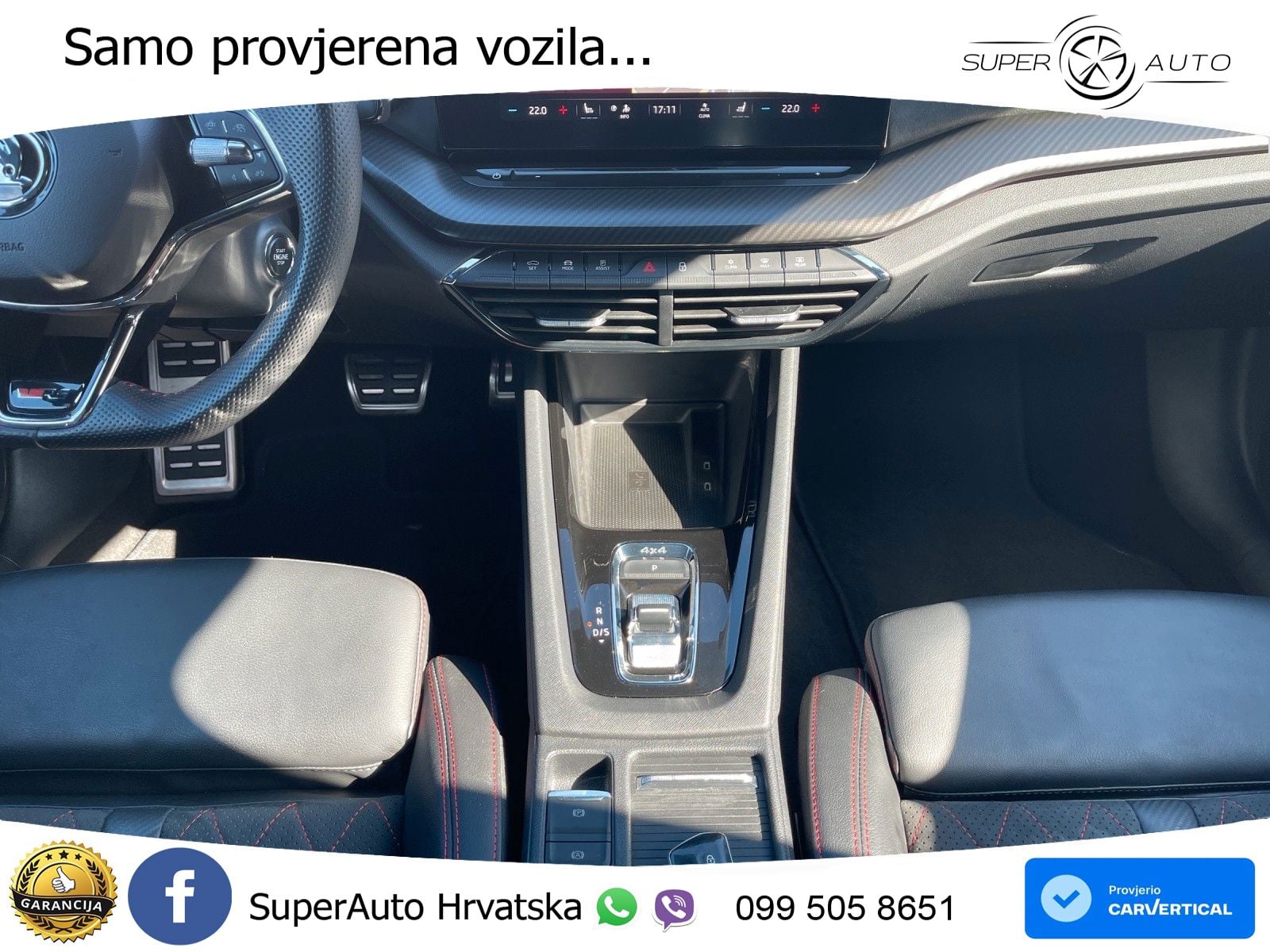 Škoda Octavia Combi RS 2.0 TDI (200 KS) 4x4 DSG LED+GR SJED+ACC