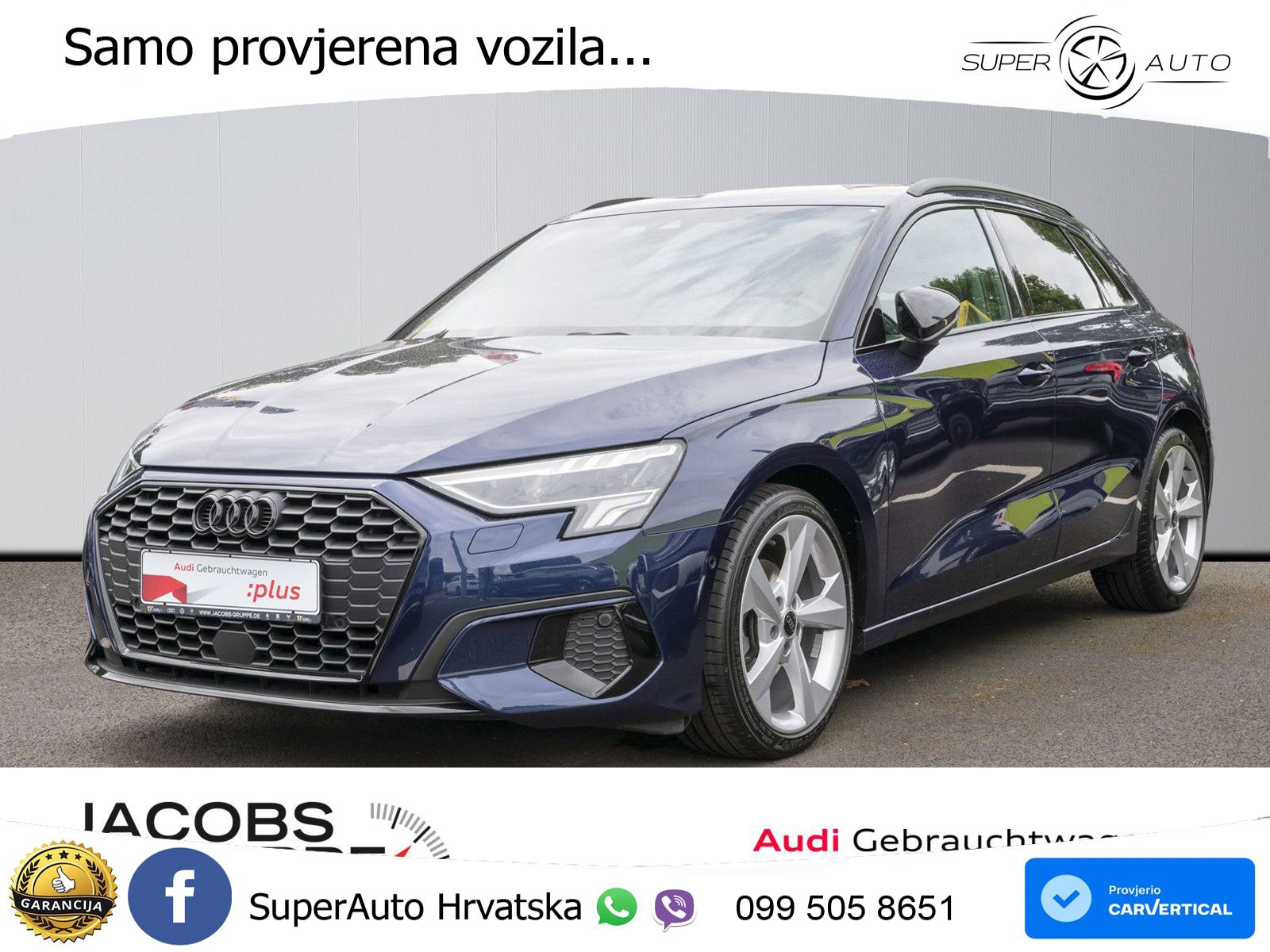 Audi A3 35 TDI (150 KS) S tronic LED+GR SJED+ACC