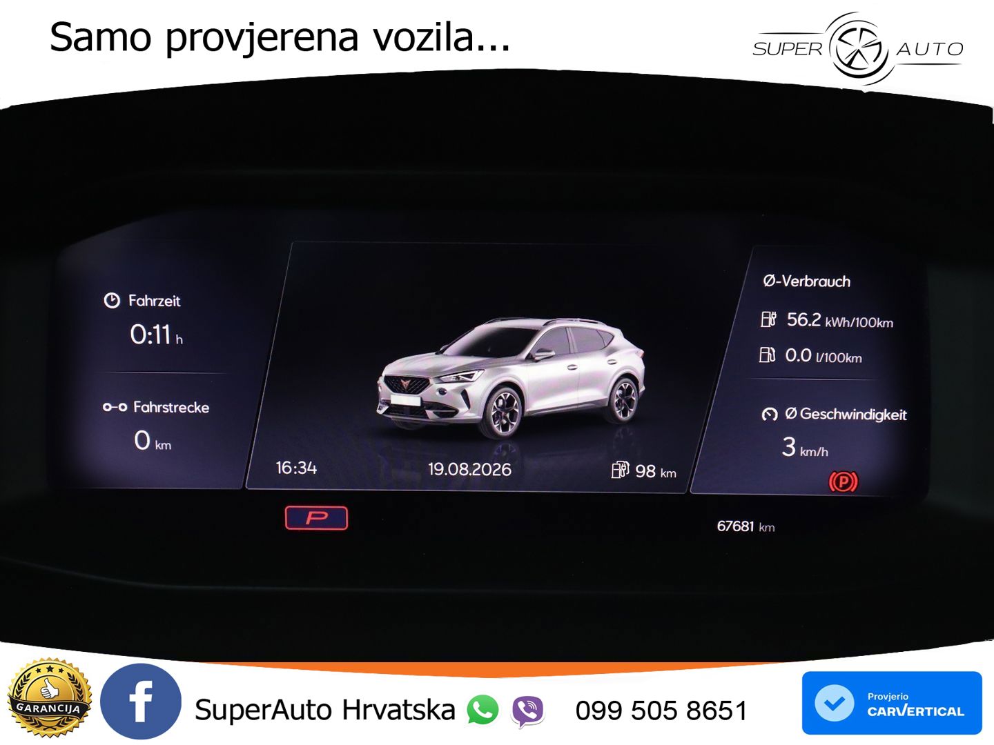 Cupra Formentor 1.4 TSI (245 KS) e-Hybrid DSG VZ LED+GR SJED+ACC