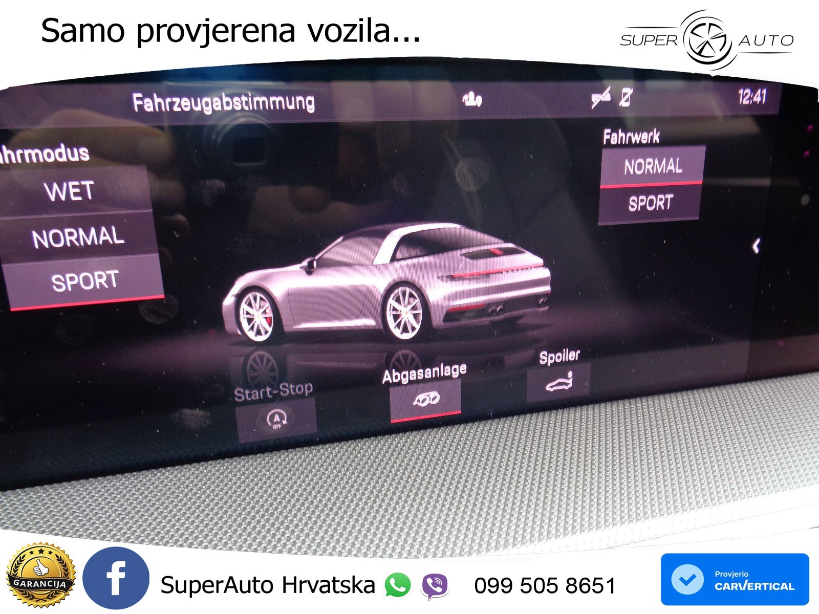 Porsche 911 Targa 4S 3.0 (450 KS) PDK LED+GR SJED+ACC