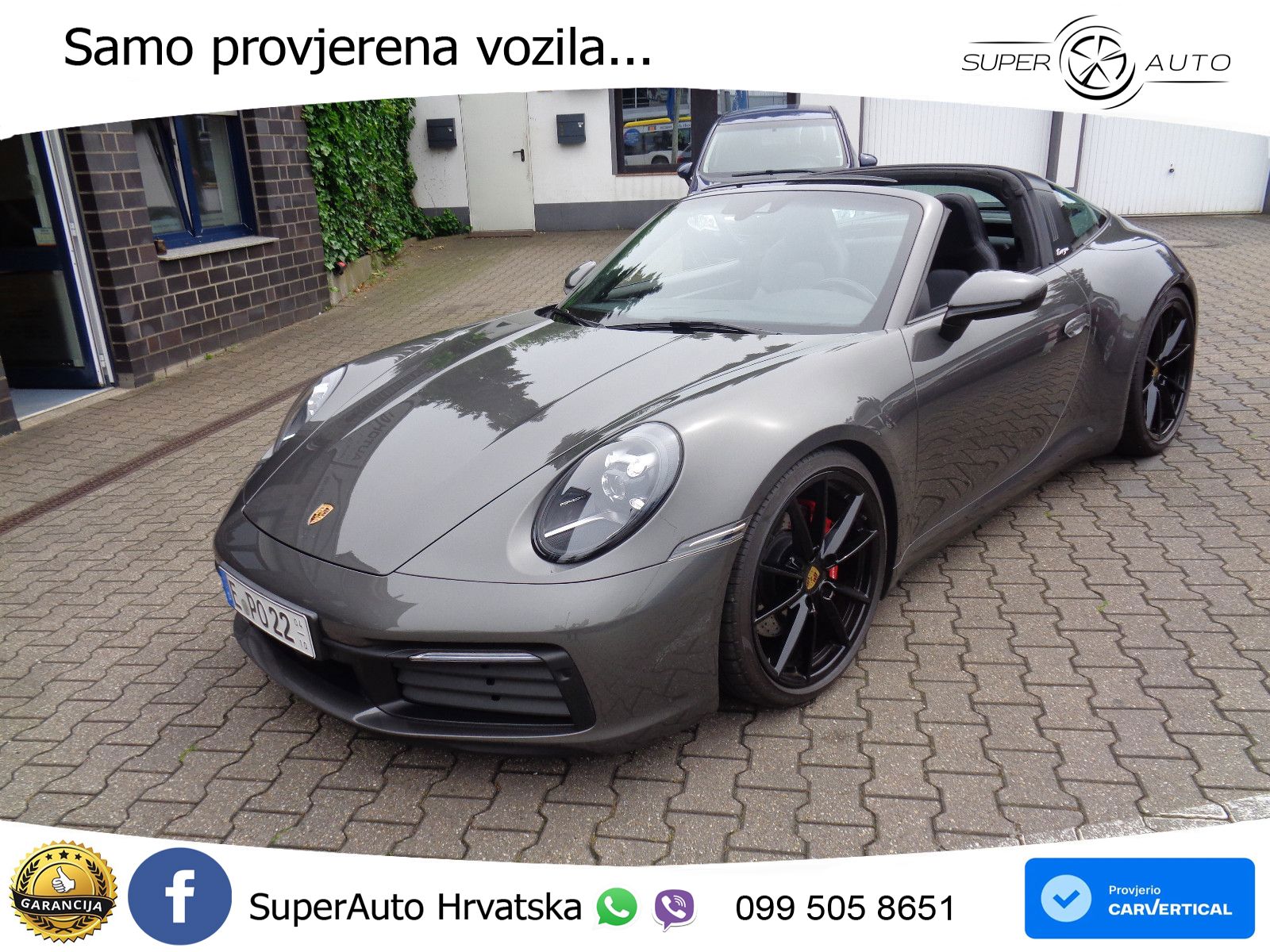 Porsche 911 Targa 4S 3.0 (450 KS) PDK LED+GR SJED+ACC