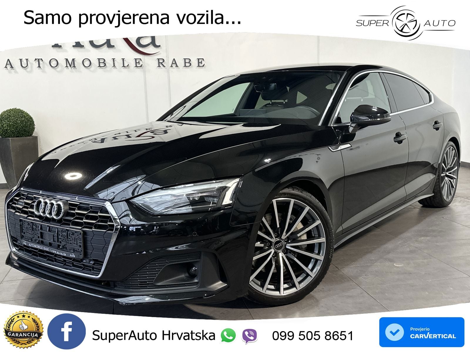 Audi A5 Sportback 45 TFSI (265 KS) quattro S tronic S line