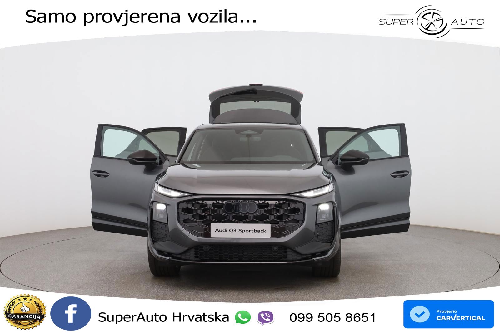 Audi Q3 III Sportback 2.0 TFSI (204 KS) quattro S tronic MATRIX+GR SJED+KAM