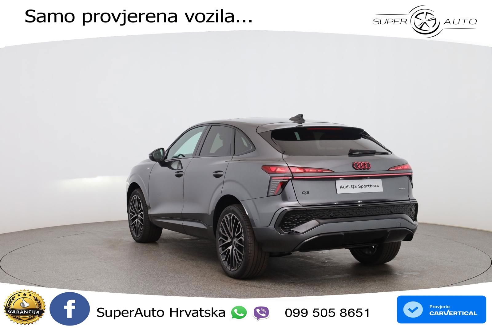 Audi Q3 III Sportback 2.0 TFSI (204 KS) quattro S tronic MATRIX+GR SJED+KAM