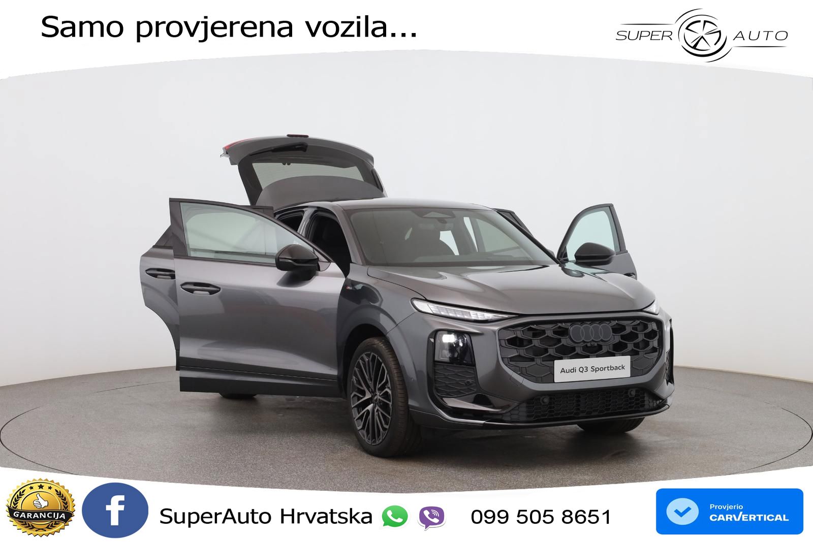 Audi Q3 III Sportback 2.0 TFSI (204 KS) quattro S tronic MATRIX+GR SJED+KAM