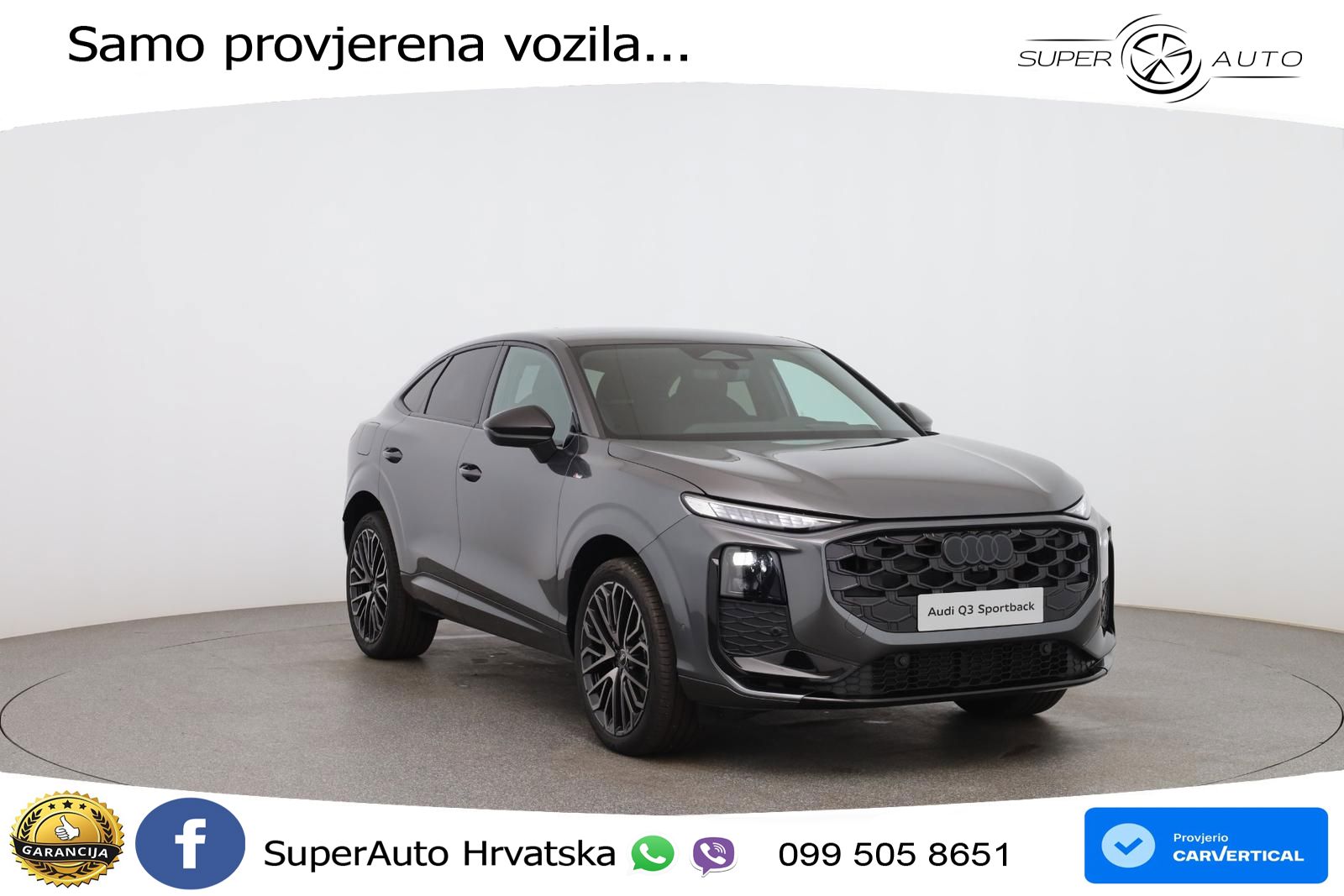 Audi Q3 III Sportback 2.0 TFSI (204 KS) quattro S tronic MATRIX+GR SJED+KAM