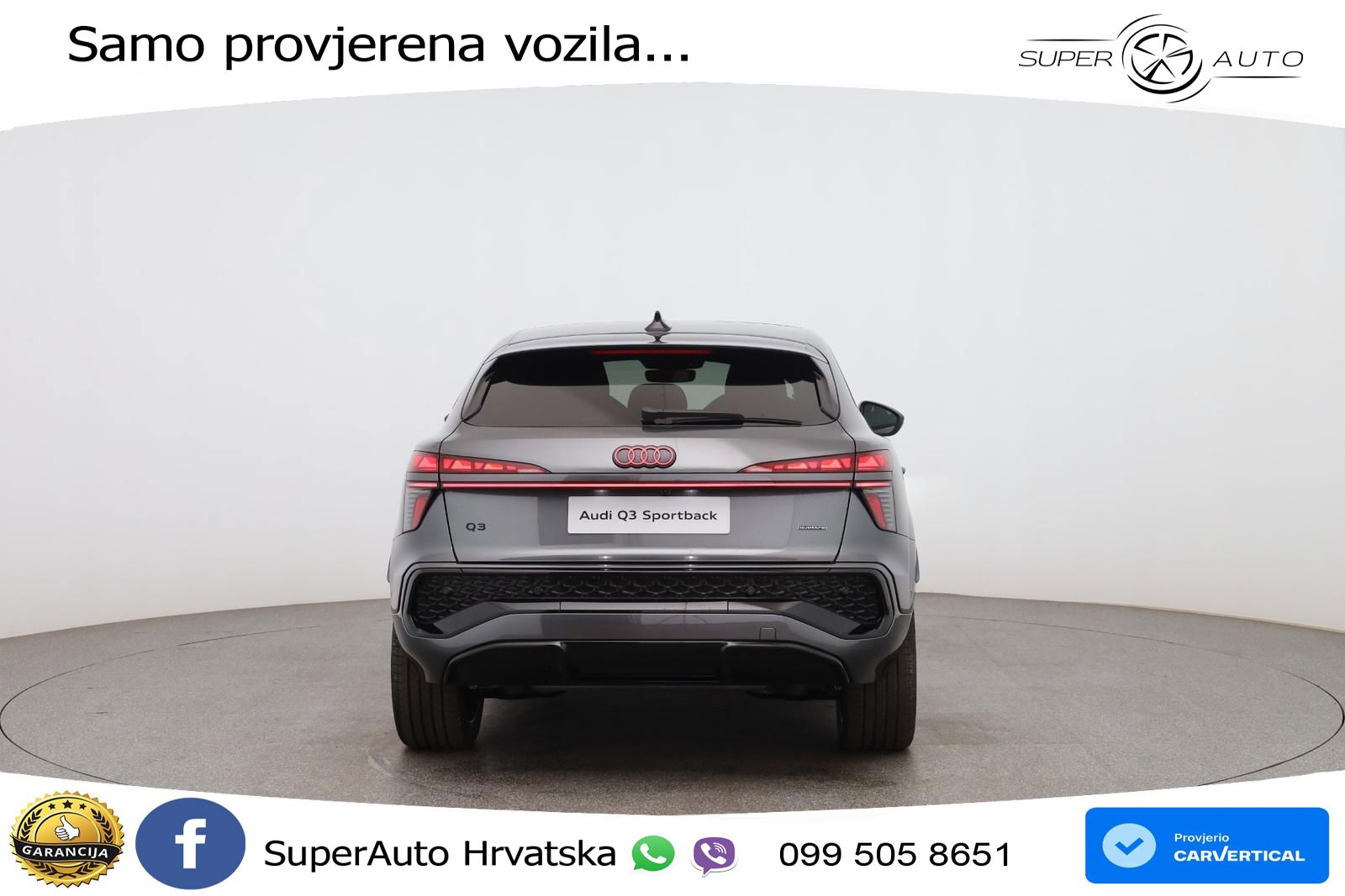 Audi Q3 III Sportback 2.0 TFSI (204 KS) quattro S tronic MATRIX+GR SJED+KAM