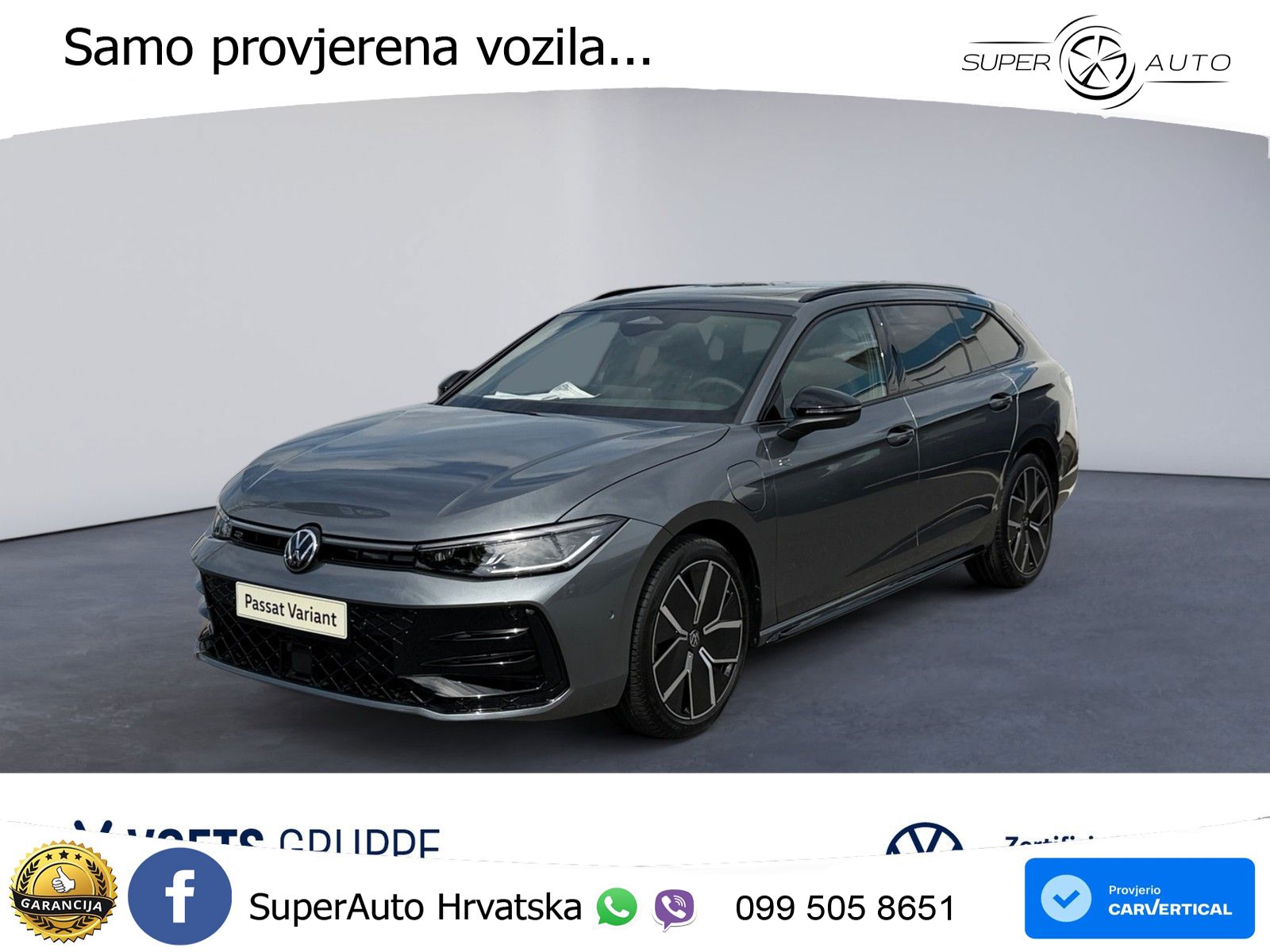 Volkswagen Passat Variant 1.5 TSI (204 KS) eHybrid DSG R-Line MATRIX+GR SJED+KAM