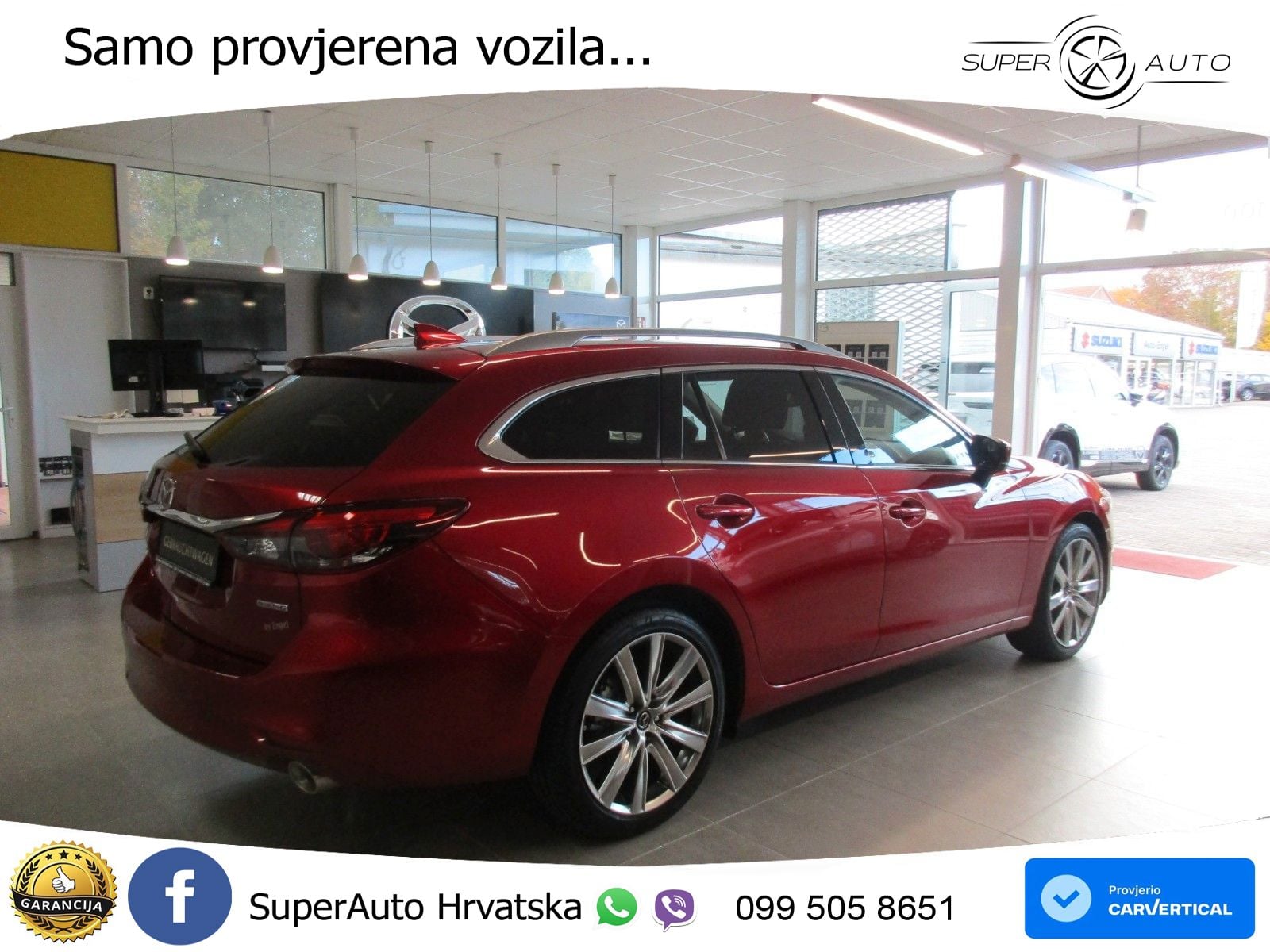 Mazda 6 Sport Combi 2.5 SKYACTIV-G (194 KS) SKYACTIV-Drive MATRIX+GR SJED+KAM