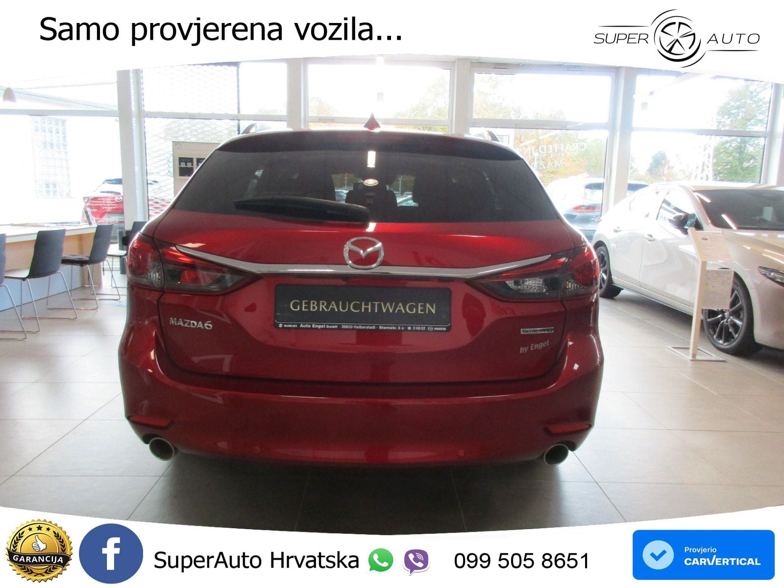Mazda 6 Sport Combi 2.5 SKYACTIV-G (194 KS) SKYACTIV-Drive MATRIX+GR SJED+KAM