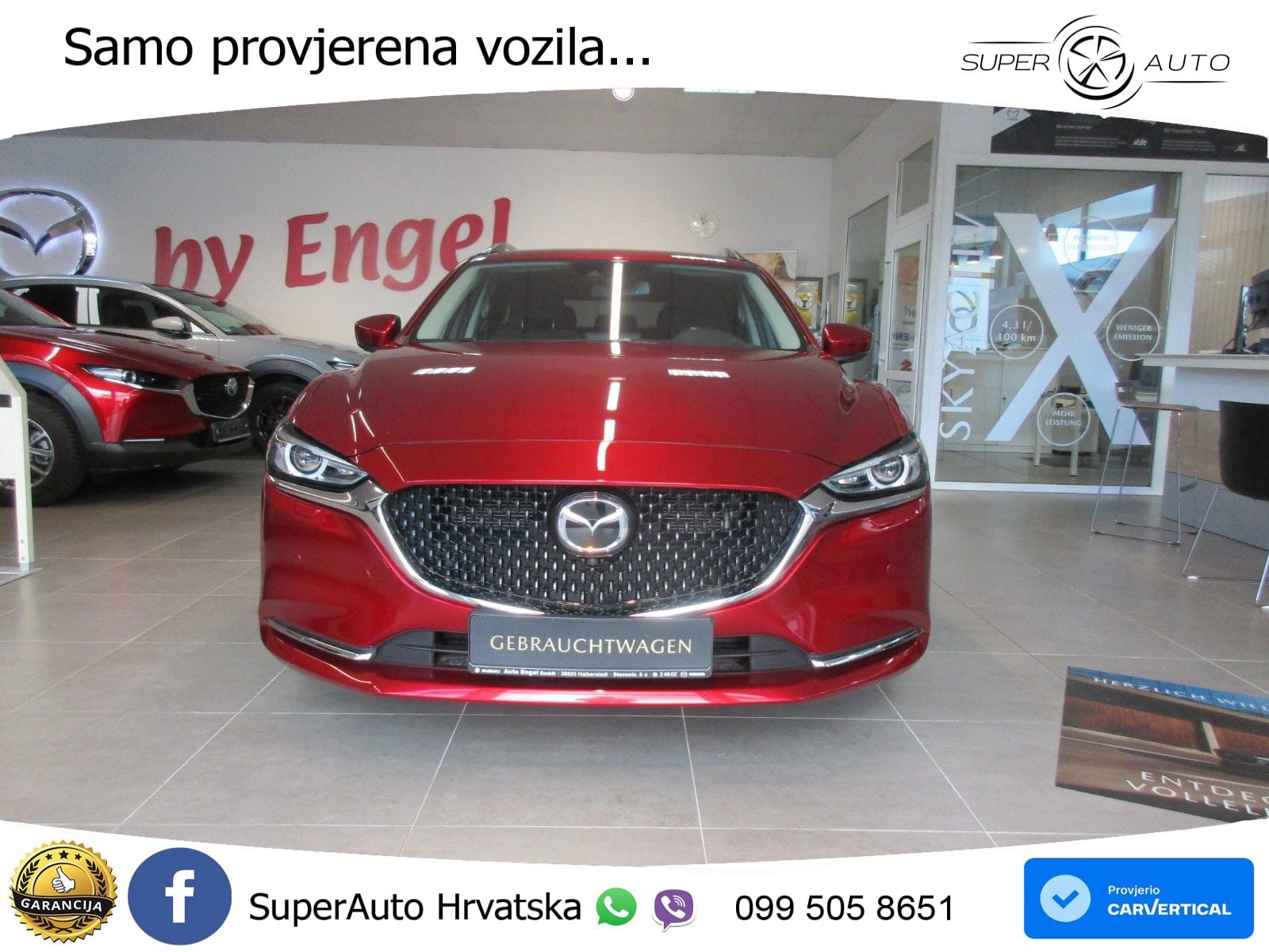 Mazda 6 Sport Combi 2.5 SKYACTIV-G (194 KS) SKYACTIV-Drive MATRIX+GR SJED+KAM