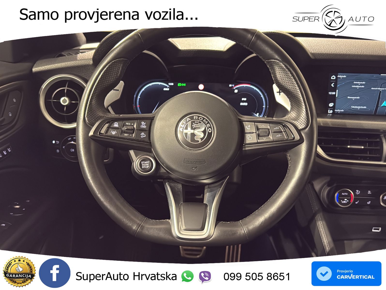 Alfa Romeo Stelvio 2.2 MultiJet II (210 KS) Q4 Automatic LED+GR SJED+ACC