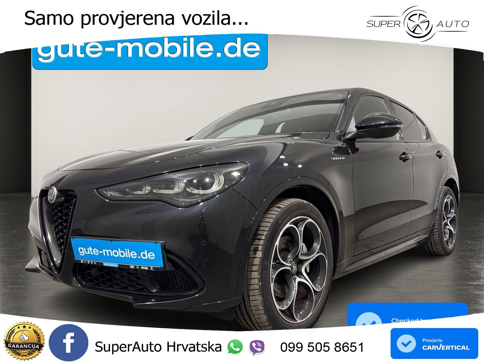 Alfa Romeo Stelvio 2.2 MultiJet II (210 KS) Q4 Automatic LED+GR SJED+ACC
