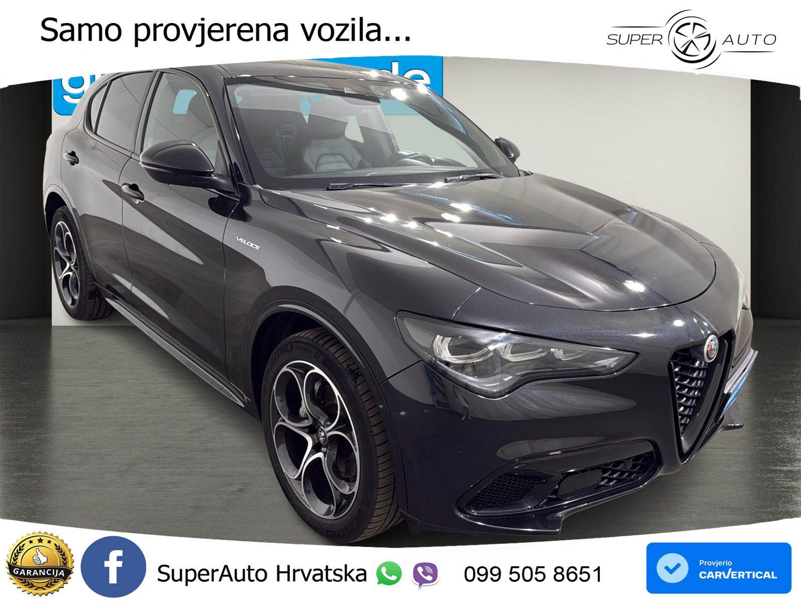 Alfa Romeo Stelvio 2.2 MultiJet II (210 KS) Q4 Automatic LED+GR SJED+ACC