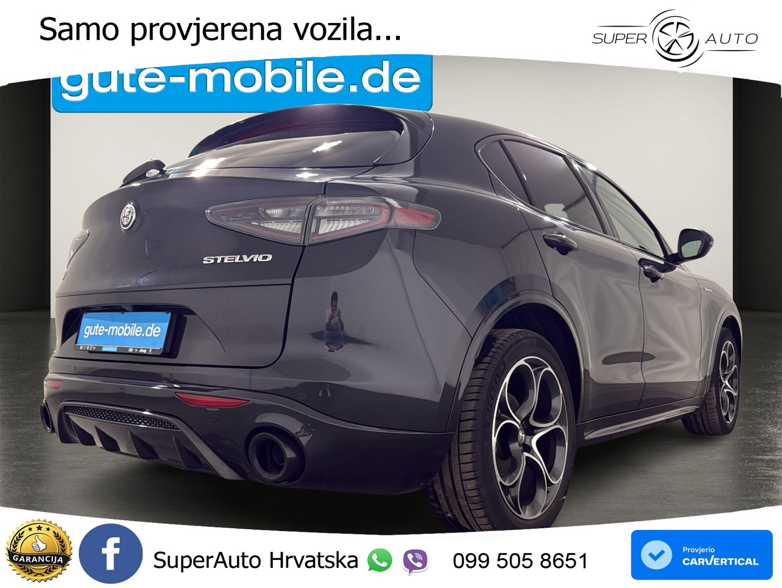 Alfa Romeo Stelvio 2.2 MultiJet II (210 KS) Q4 Automatic LED+GR SJED+ACC