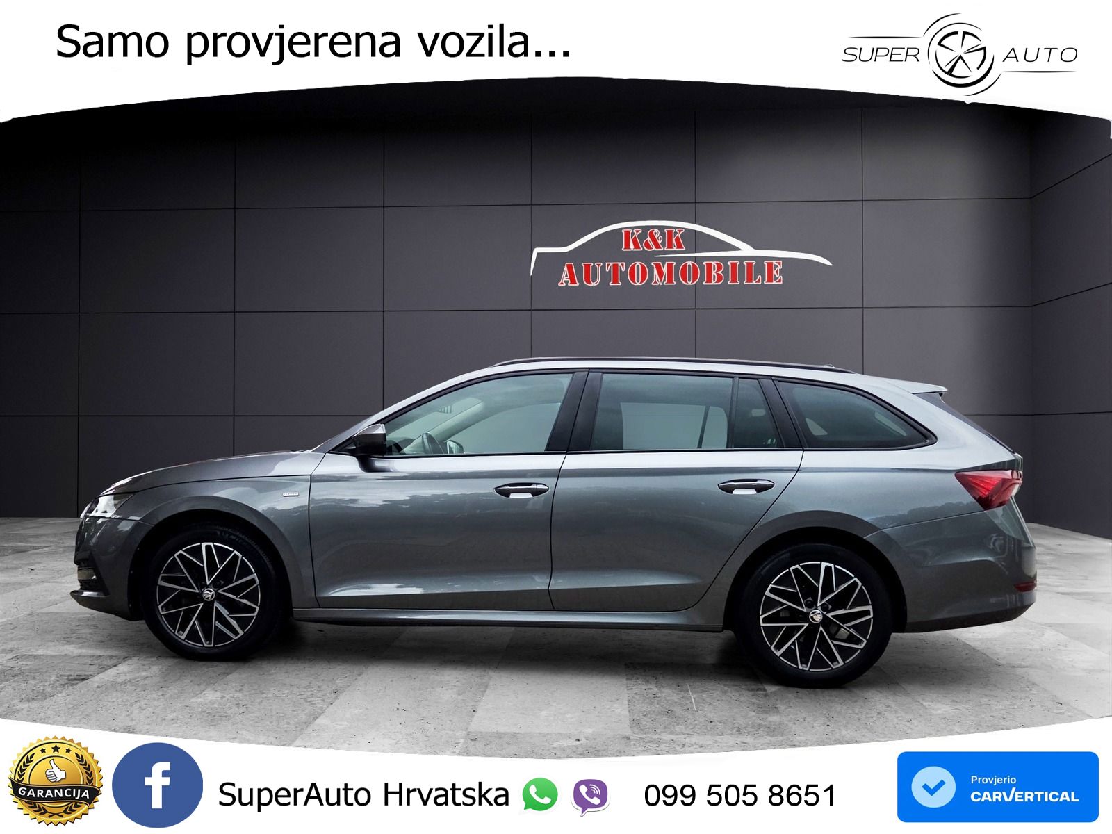 Škoda Octavia Combi 2.0 TDI (150 KS) DSG LED+GR SJED+ACC