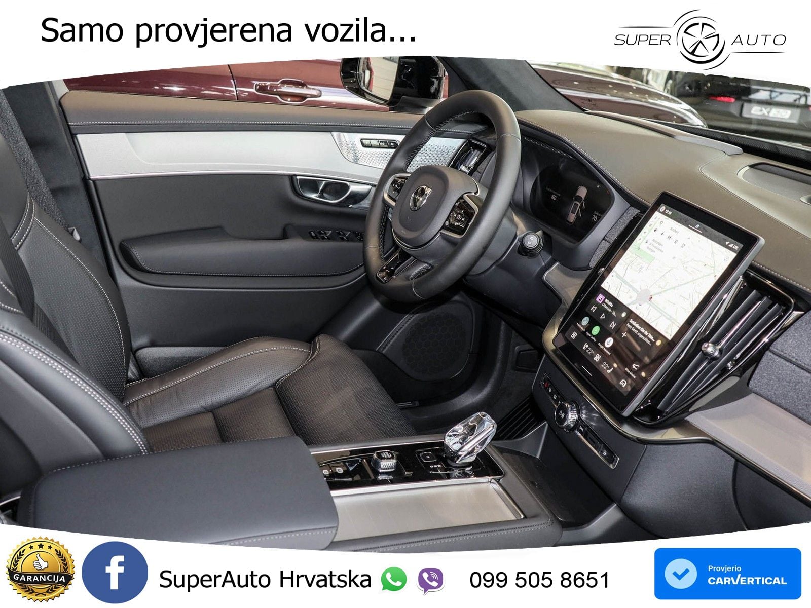 Volvo XC90 2.0 T8 AWD Automatic ZRAČNI+ACC+GR SJED+KAM+PANO