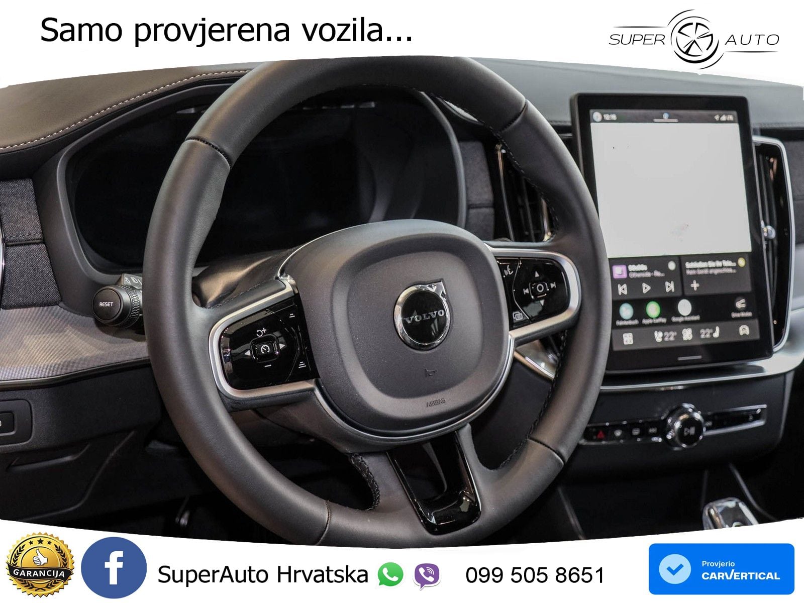 Volvo XC90 2.0 T8 AWD Automatic ZRAČNI+ACC+GR SJED+KAM+PANO