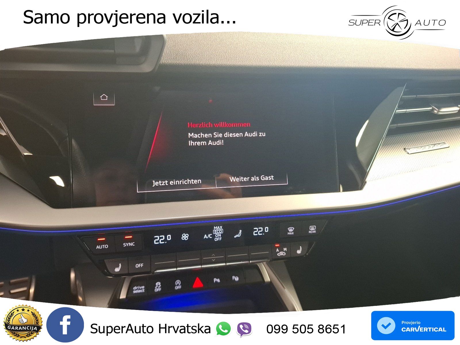 Audi S3 Limuzina 2.0 TFSI (310 KS) quattro S tronic LED+GR SJED+ACC