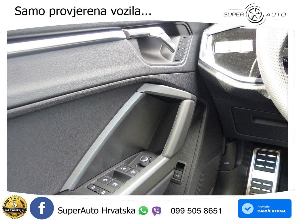 Audi Q3 II Sportback 40 TFSI (190 KS) quattro S tronic S line MATRIX+GR SJED+KAM