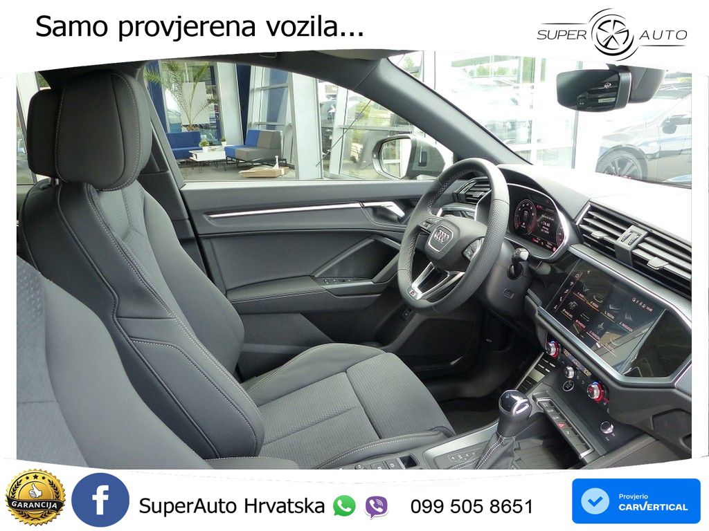 Audi Q3 II Sportback 40 TFSI (190 KS) quattro S tronic S line MATRIX+GR SJED+KAM