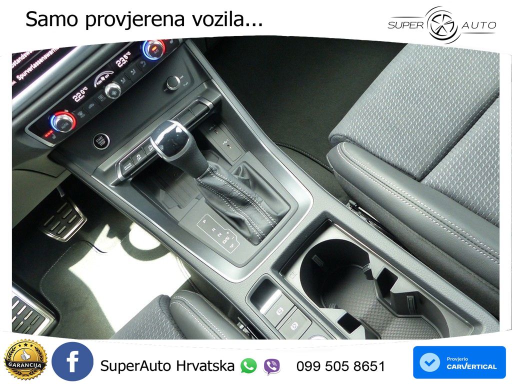 Audi Q3 II Sportback 40 TFSI (190 KS) quattro S tronic S line MATRIX+GR SJED+KAM