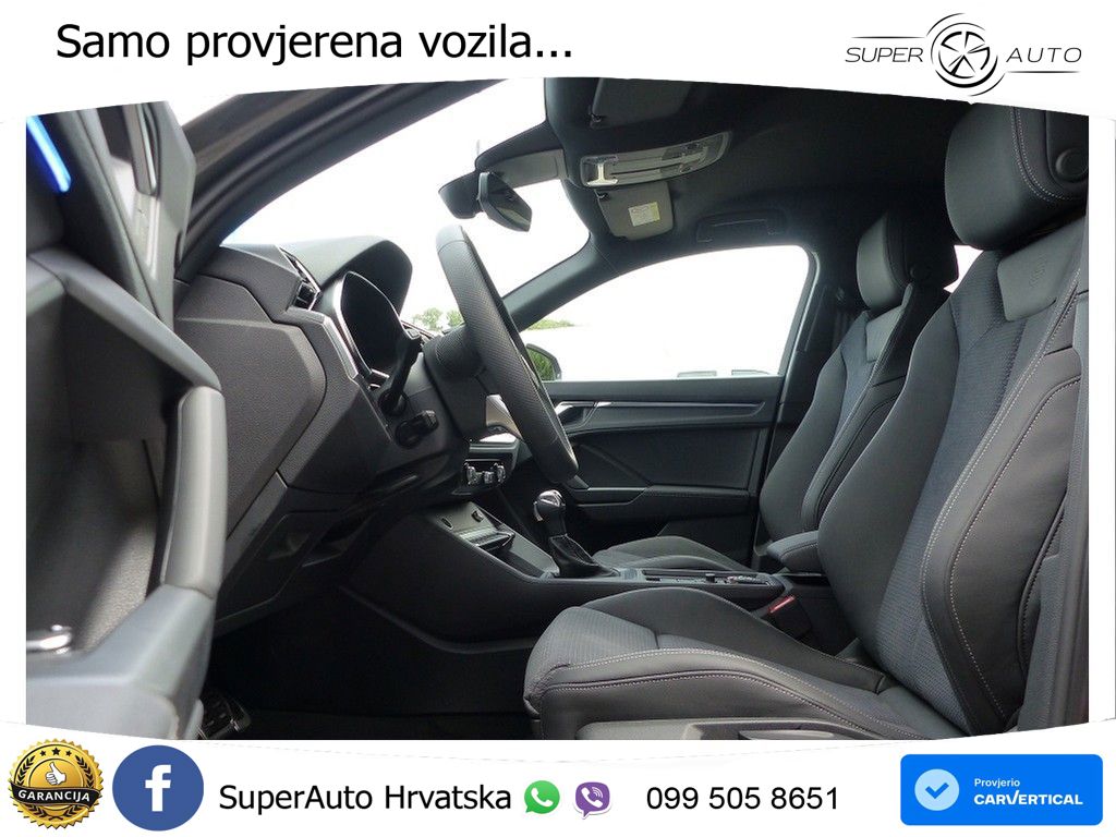 Audi Q3 II Sportback 40 TFSI (190 KS) quattro S tronic S line MATRIX+GR SJED+KAM