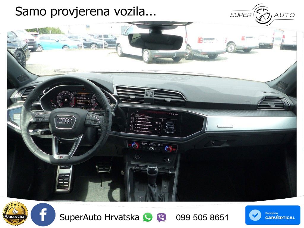 Audi Q3 II Sportback 40 TFSI (190 KS) quattro S tronic S line MATRIX+GR SJED+KAM