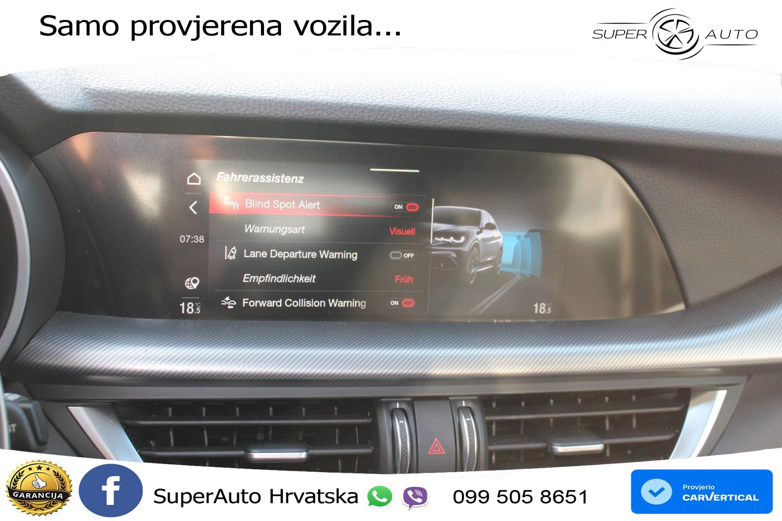 Alfa Romeo Stelvio 2.2 MultiJet II (210 KS) Q4 Automatic LED+GR SJED+ACC