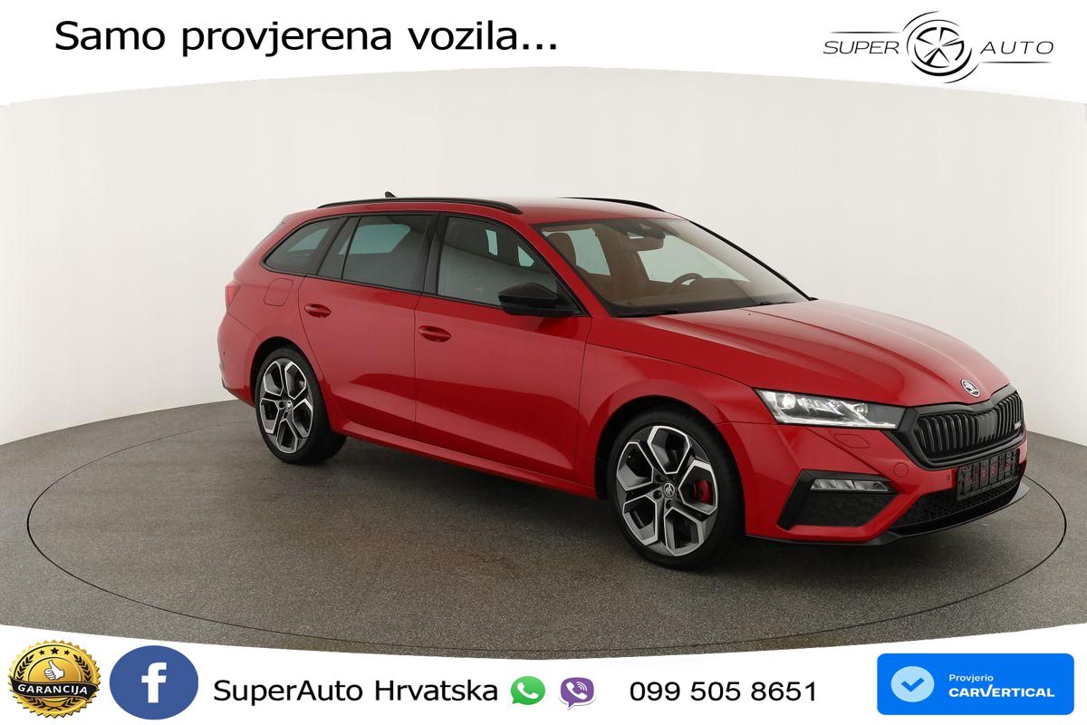 Škoda Octavia Combi RS 2.0 TDI (200 KS) 4x4 DSG LED+GR SJED+ACC
