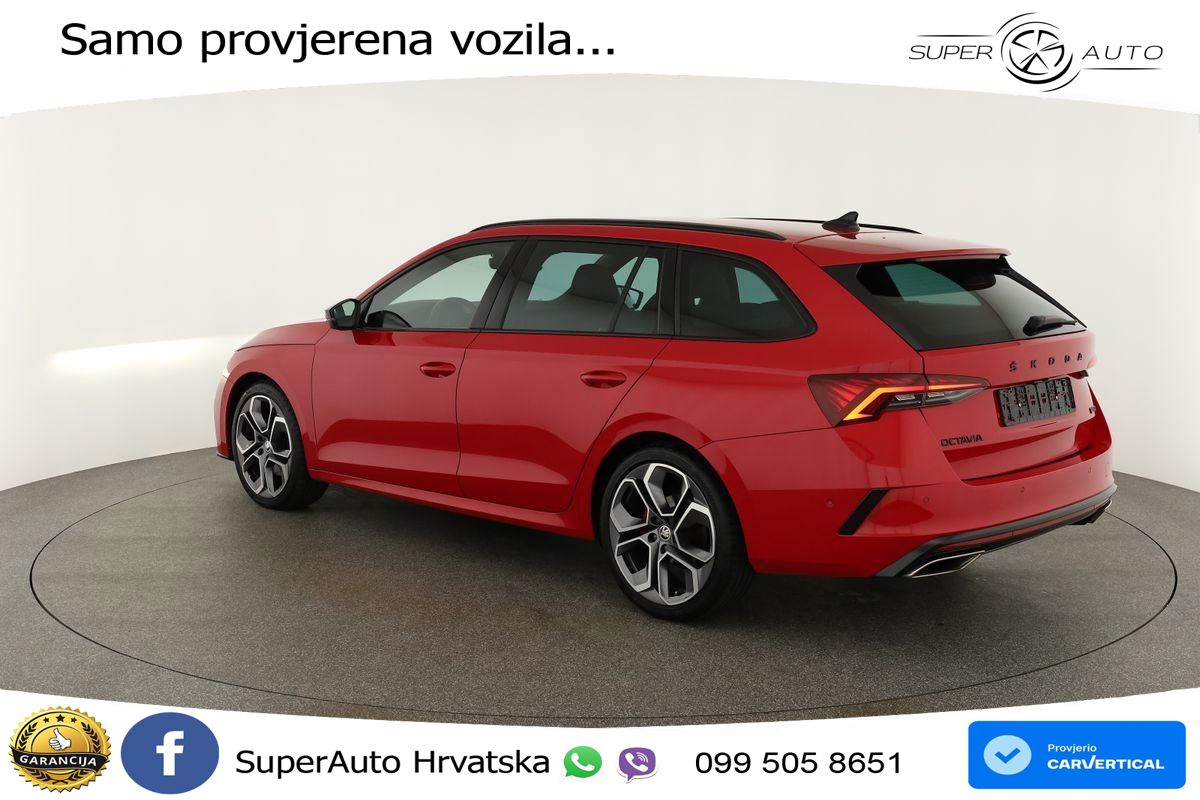Škoda Octavia Combi RS 2.0 TDI (200 KS) 4x4 DSG LED+GR SJED+ACC