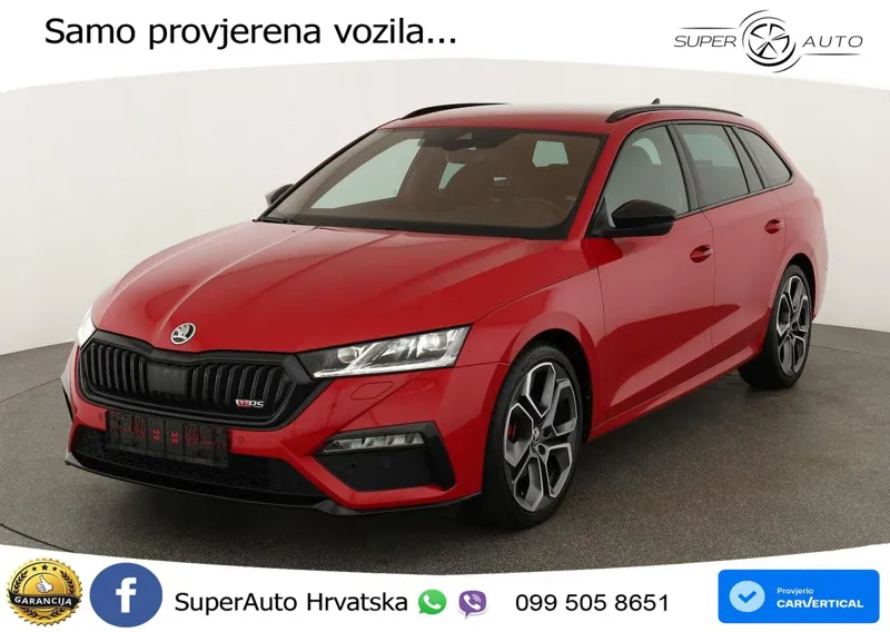 Škoda Octavia Combi RS 2.0 TDI (200 KS) 4x4 DSG LED+GR SJED+ACC