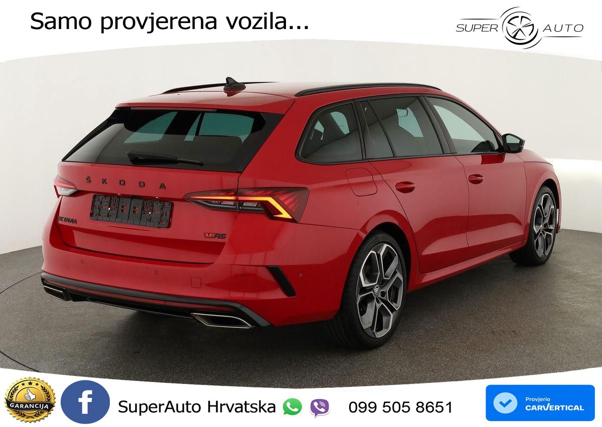 Škoda Octavia Combi RS 2.0 TDI (200 KS) 4x4 DSG LED+GR SJED+ACC